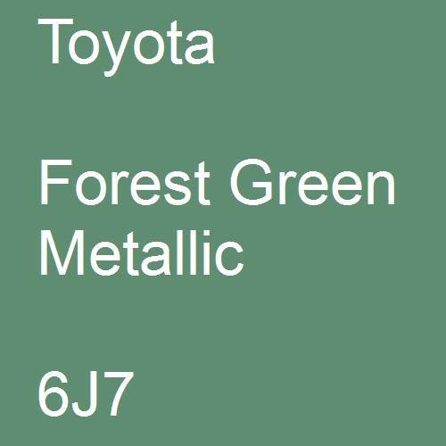 Toyota, Forest Green Metallic, 6J7.